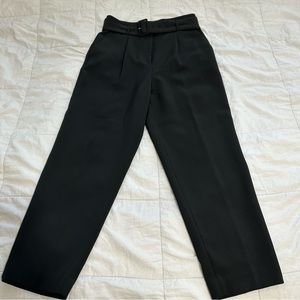 Ann Taylor Wide Leg Slacks w/ Buckle Belt